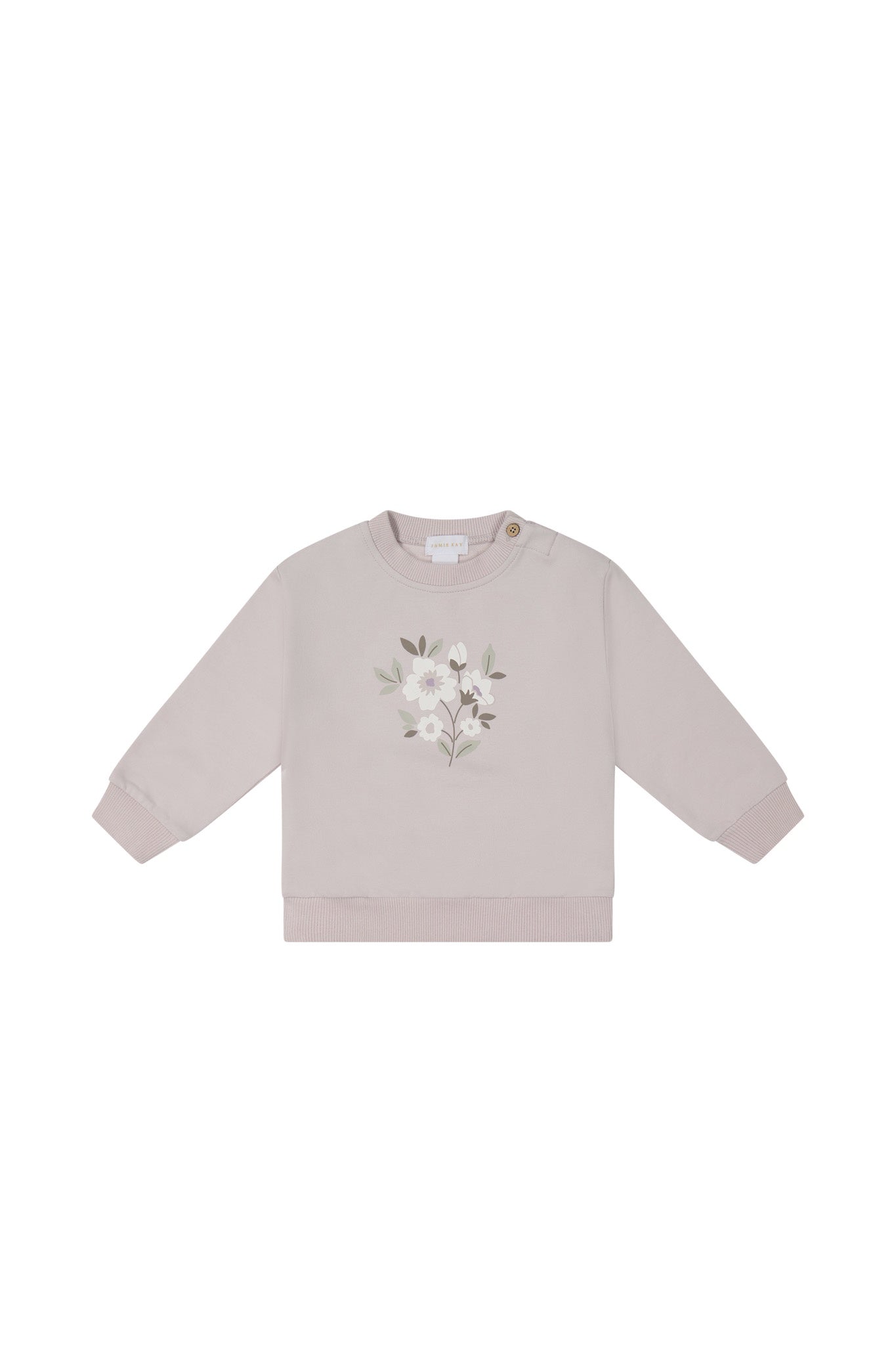 Organic Cotton Aubrey Sweatshirt - Luna | Jamie Kay