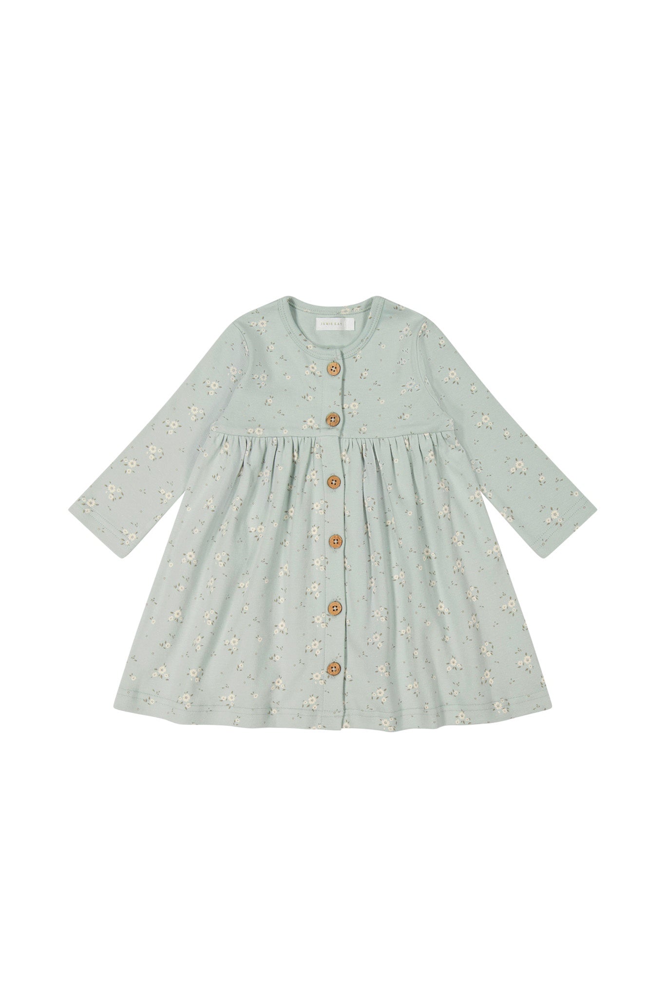 Organic Cotton Poppy Dress - Lulu Blue | Jamie Kay