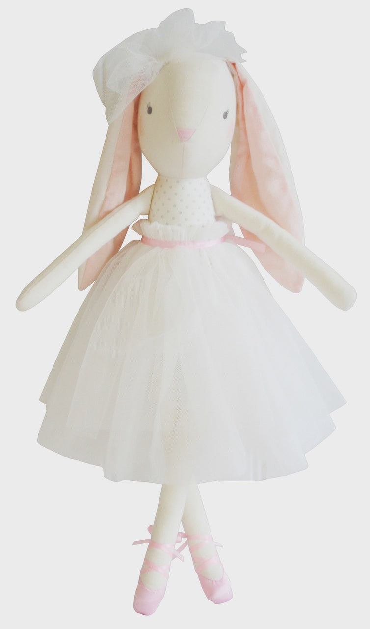 Bronte Ballet Bunny 48cm - Fog & Pink