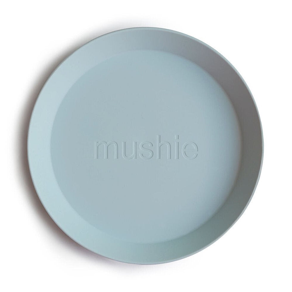 Round Dinnerware Plate (set of 2) - Powder Blue | Mushie