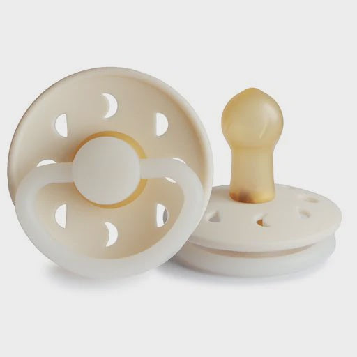 FRIGG Moon Phase Natural Rubber Pacifier (Cream Night) | Frigg