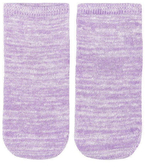 Organic Socks Ankle Marle Lavender | Toshi