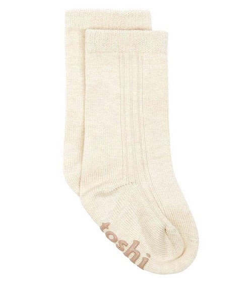 Organic Socks Knee Dreamtime Feather | Toshi