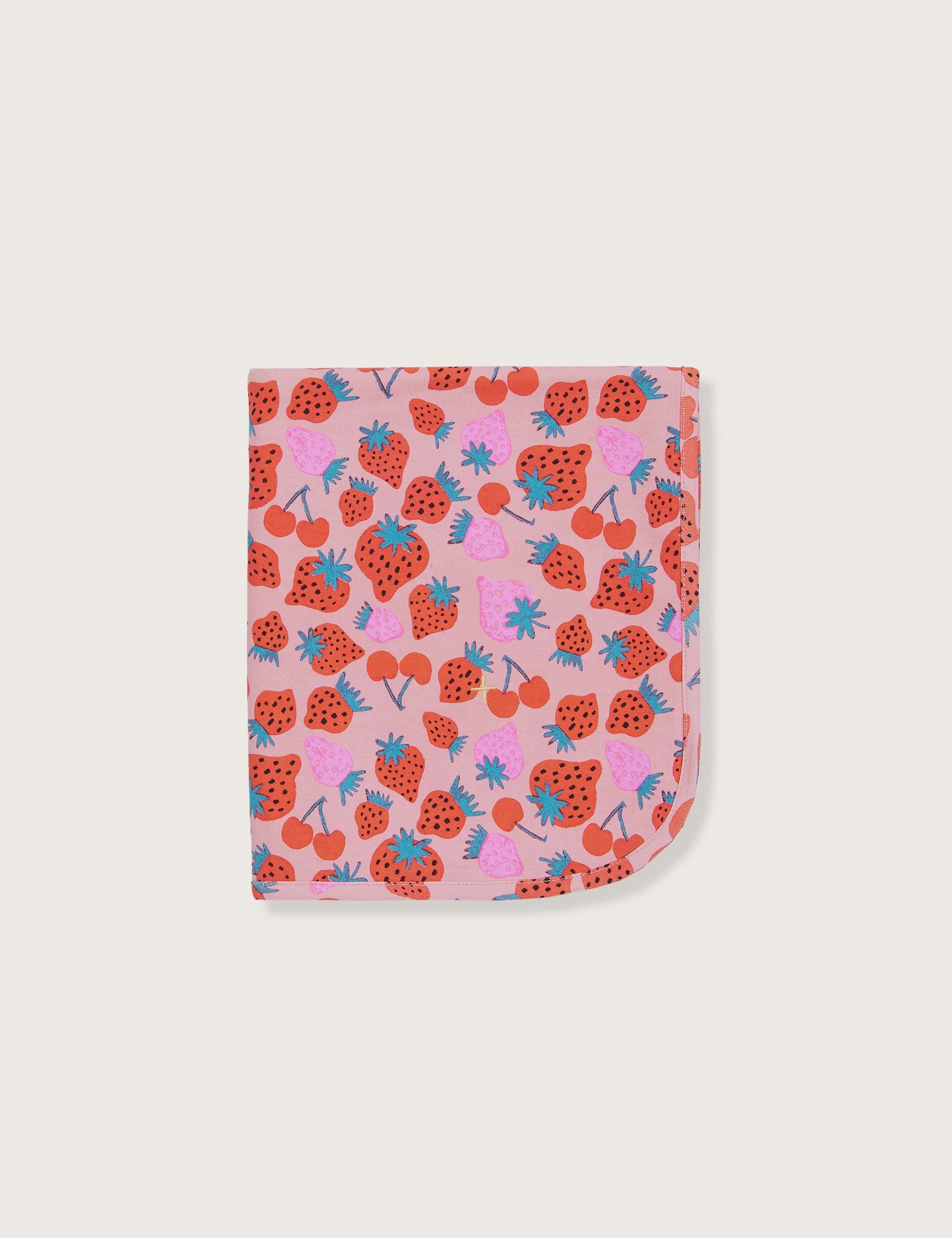 SALLY STRAWBERRY PRINT BABY WRAP | Goldie and Ace