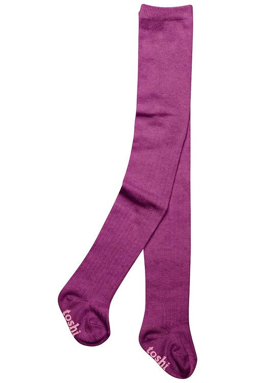 Organic Tights Footed Dreamtime Violet | Toshi
