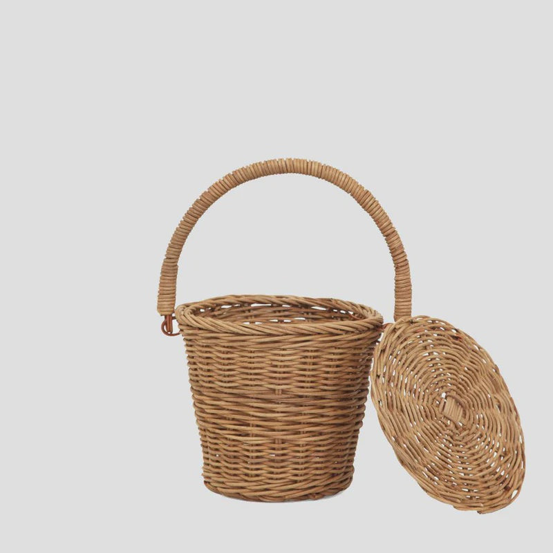 Rattan Apple Basket  - Small | Olli Ella